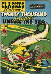 Cover Thumbnail for Classics Illustrated (Gilberton, 1947 series) #47 [O] - Twenty Thousand Leagues Under the Sea