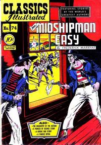 Cover for Classics Illustrated (Gilberton, 1947 series) #74 [O] - Mr. Midshipman Easy