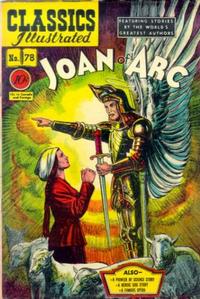 Cover Thumbnail for Classics Illustrated (Gilberton, 1947 series) #78 [O] - Joan of Arc
