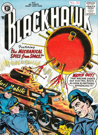Cover for Blackhawk (Thorpe & Porter, 1956 series) #21
