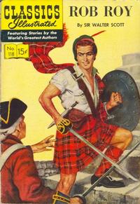 Cover for Classics Illustrated (Gilberton, 1947 series) #118 [O] - Rob Roy