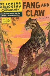 Cover Thumbnail for Classics Illustrated (Gilberton, 1947 series) #123 [O] - Fang and Claw