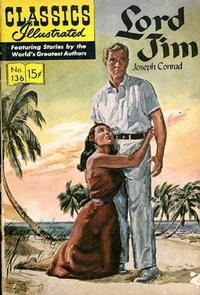 Cover for Classics Illustrated (Gilberton, 1947 series) #136 [O] - Lord Jim