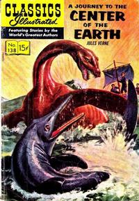 Cover for Classics Illustrated (Gilberton, 1947 series) #138 [O] - A Journey to the Center of the Earth