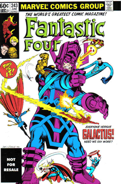 Cover for Fantastic Four No. 243 [Marvel Legends Masterworks Figure Reprint] (Marvel, 2006 series) 