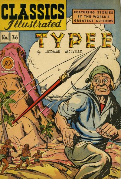 Cover for Classics Illustrated (Gilberton, 1947 series) #36 [O] - Typee