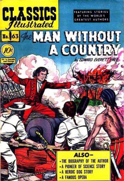 Cover for Classics Illustrated (Gilberton, 1947 series) #63 [O] - The Man Without a Country