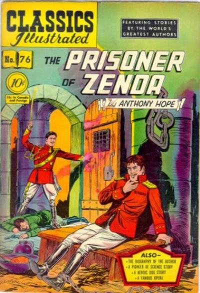 Cover for Classics Illustrated (Gilberton, 1947 series) #76 [O] - The Prisoner of Zenda