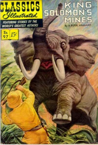Cover for Classics Illustrated (Gilberton, 1947 series) #97 [O] - King Solomon's Mines