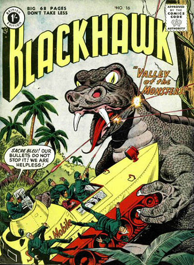 Cover for Blackhawk (Thorpe & Porter, 1956 series) #16