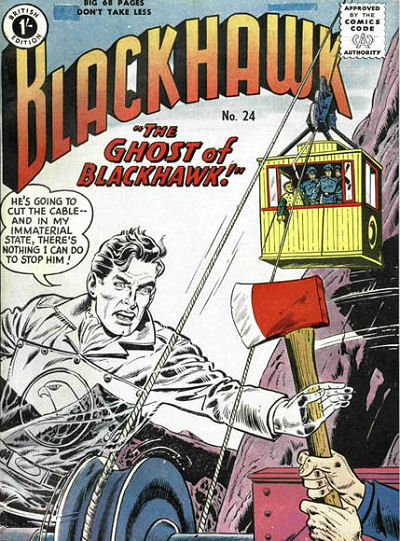 Cover for Blackhawk (Thorpe & Porter, 1956 series) #24