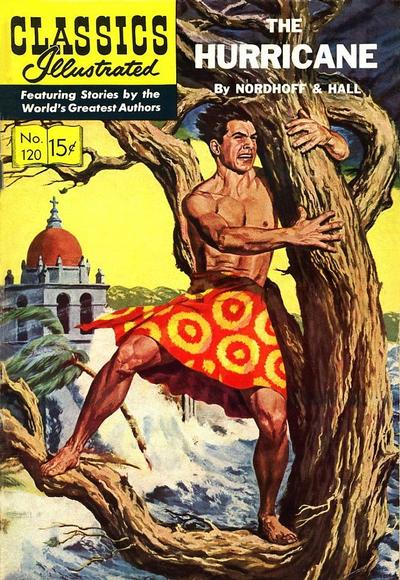 Cover for Classics Illustrated (Gilberton, 1947 series) #120 [O] - The Hurricane