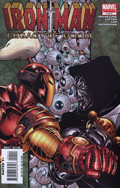 Cover for Iron Man: Legacy of Doom (Marvel, 2008 series) #4