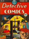 Cover for Detective Comics (DC, 1937 series) #24