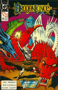 Cover Thumbnail for Dragonlance Comic Book (DC, 1988 series) #24 [Direct]