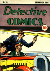 Cover for Detective Comics (DC, 1937 series) #10