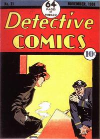 Cover for Detective Comics (DC, 1937 series) #21