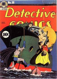 Cover for Detective Comics (DC, 1937 series) #58