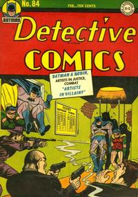 Cover Thumbnail for Detective Comics (DC, 1937 series) #84