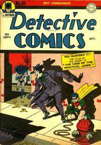 Cover Thumbnail for Detective Comics (DC, 1937 series) #91