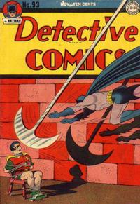 Cover for Detective Comics (DC, 1937 series) #93