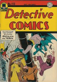 Cover Thumbnail for Detective Comics (DC, 1937 series) #113