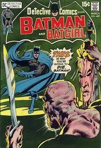 Cover for Detective Comics (DC, 1937 series) #409