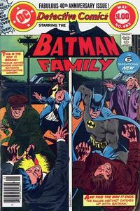 Cover Thumbnail for Detective Comics (DC, 1937 series) #483