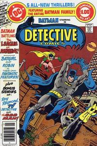 Cover Thumbnail for Detective Comics (DC, 1937 series) #487