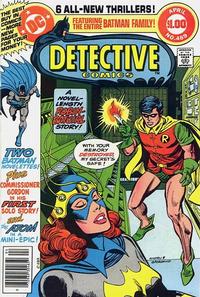 Cover Thumbnail for Detective Comics (DC, 1937 series) #489
