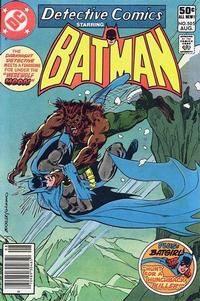 Cover Thumbnail for Detective Comics (DC, 1937 series) #505 [Newsstand]