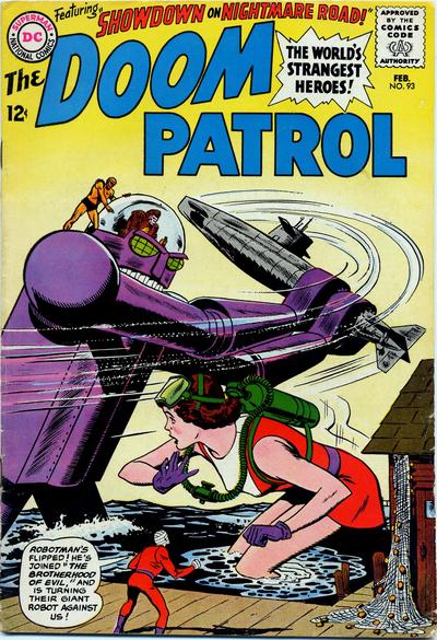Cover for The Doom Patrol (DC, 1964 series) #93