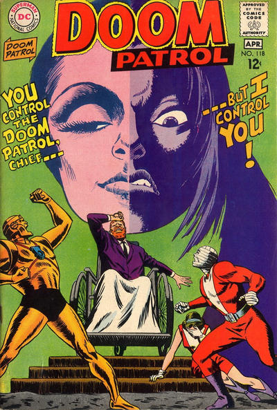 Cover for The Doom Patrol (DC, 1964 series) #118