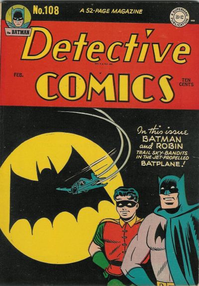 Cover for Detective Comics (DC, 1937 series) #108