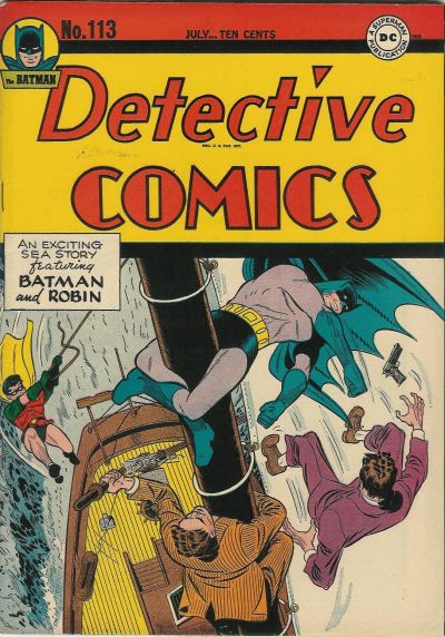 Cover for Detective Comics (DC, 1937 series) #113