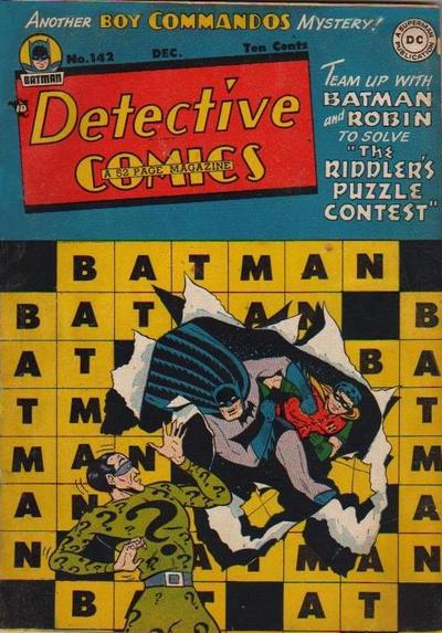 Cover for Detective Comics (DC, 1937 series) #142