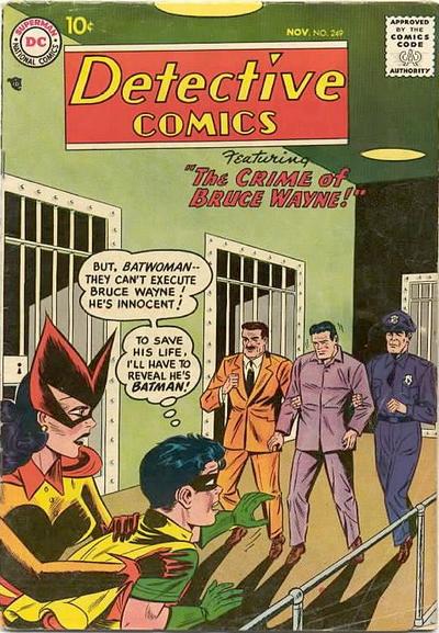 Cover for Detective Comics (DC, 1937 series) #249