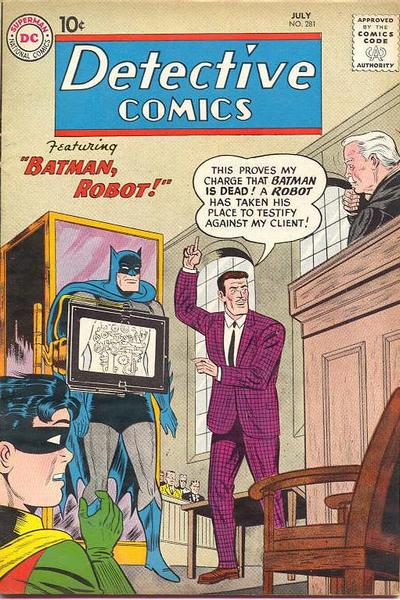 Cover for Detective Comics (DC, 1937 series) #281
