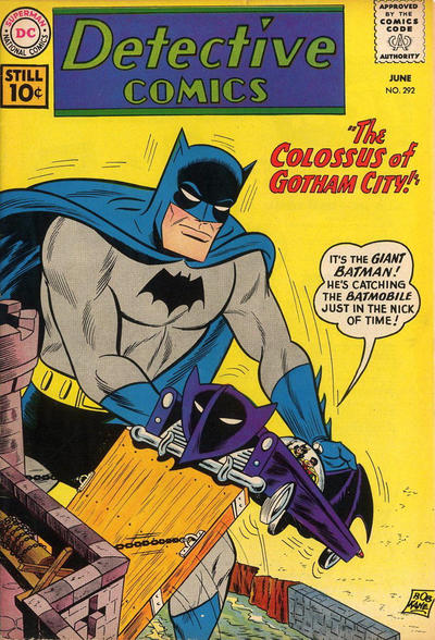 Cover for Detective Comics (DC, 1937 series) #292