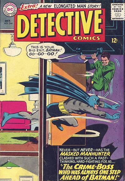 Cover for Detective Comics (DC, 1937 series) #344