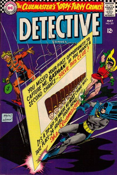 Cover for Detective Comics (DC, 1937 series) #351
