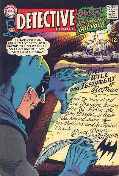 Cover for Detective Comics (DC, 1937 series) #366