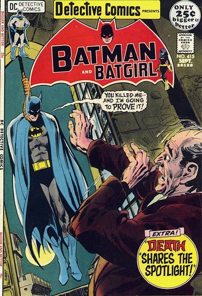 Cover for Detective Comics (DC, 1937 series) #415