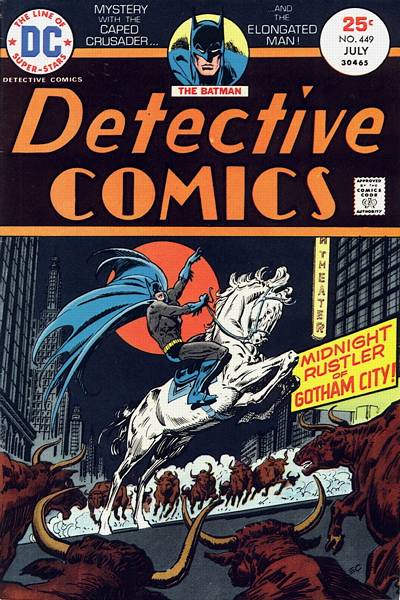 Cover for Detective Comics (DC, 1937 series) #449