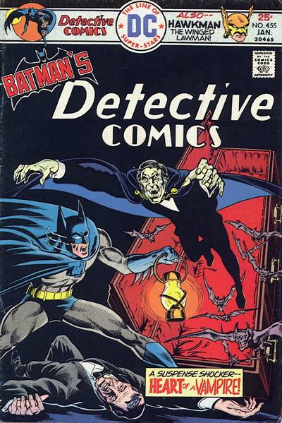 Cover for Detective Comics (DC, 1937 series) #455