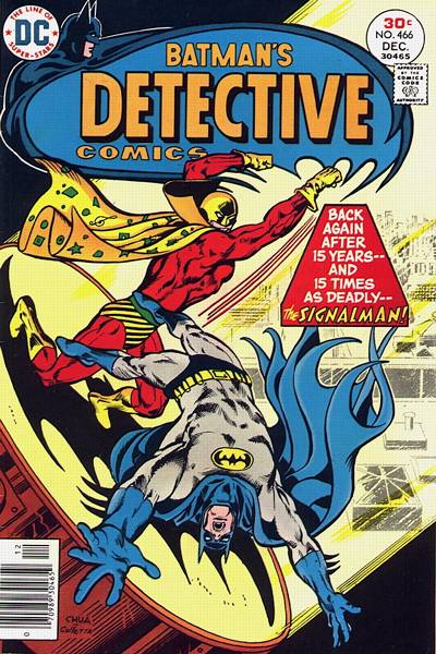Cover for Detective Comics (DC, 1937 series) #466