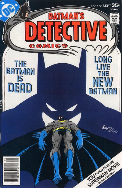 Cover for Detective Comics (DC, 1937 series) #472