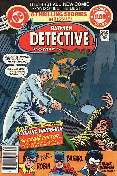 Cover for Detective Comics (DC, 1937 series) #495 [Newsstand]