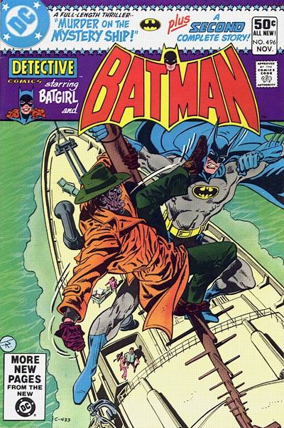 Cover for Detective Comics (DC, 1937 series) #496 [Direct]