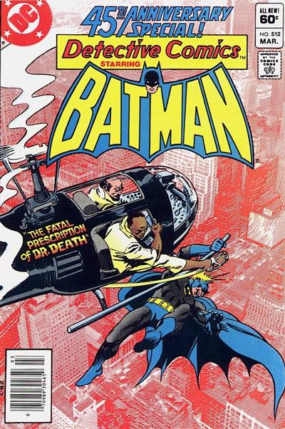 Cover for Detective Comics (DC, 1937 series) #512 [Newsstand]